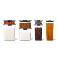 Set de 7 herméticos de plastico Brilliance Rubbermaid Tritan 2141950