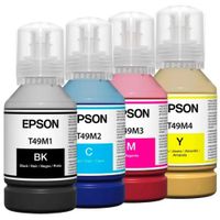 PACK x 4 TINTAS DE SUBLIMACION ORIGINAL EPSON T49M1