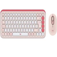 Teclado y Mouse Logitech Pop Icon Combo  Bluetooth Wireless Rosa