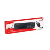 Teclado  + Mouse genius Slimstar 8230 Bluetooth Negro