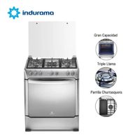 Cocina Indurama de 5 Quemadores Firenze Zafiro