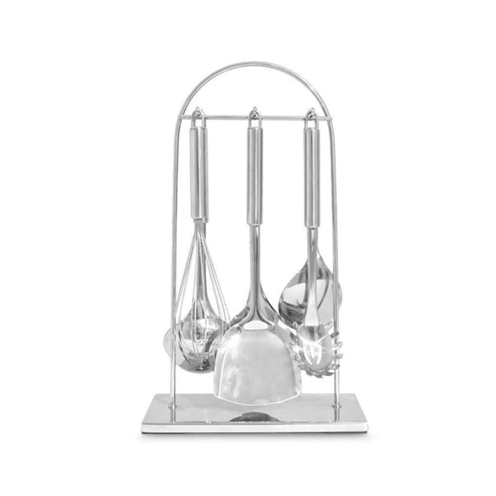 Set de Utensilios de Acero Inoxidable 7 Piezas