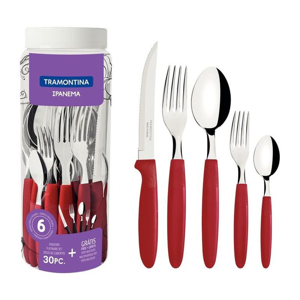 Cubiertos x 30 Piezas Tramontina