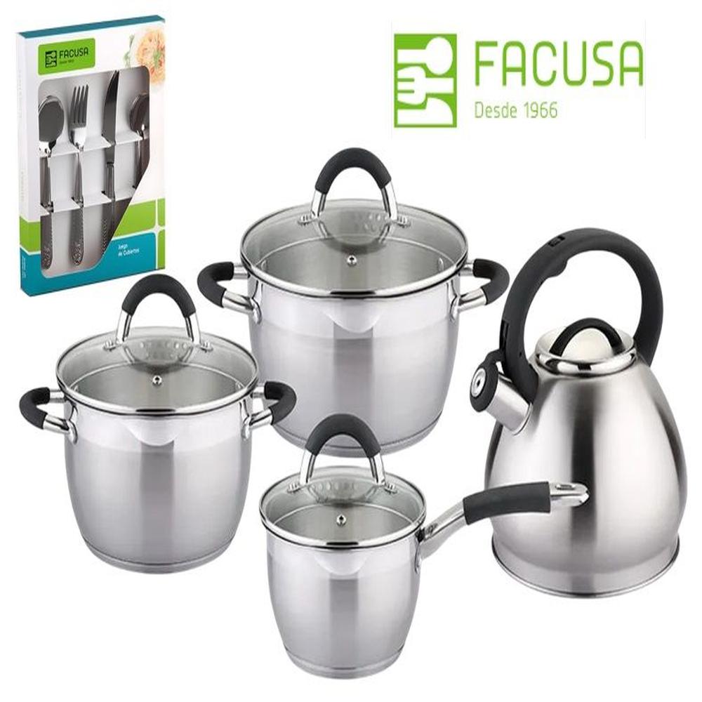 Juego de Ollas Facusa con Cubiertos Gratis