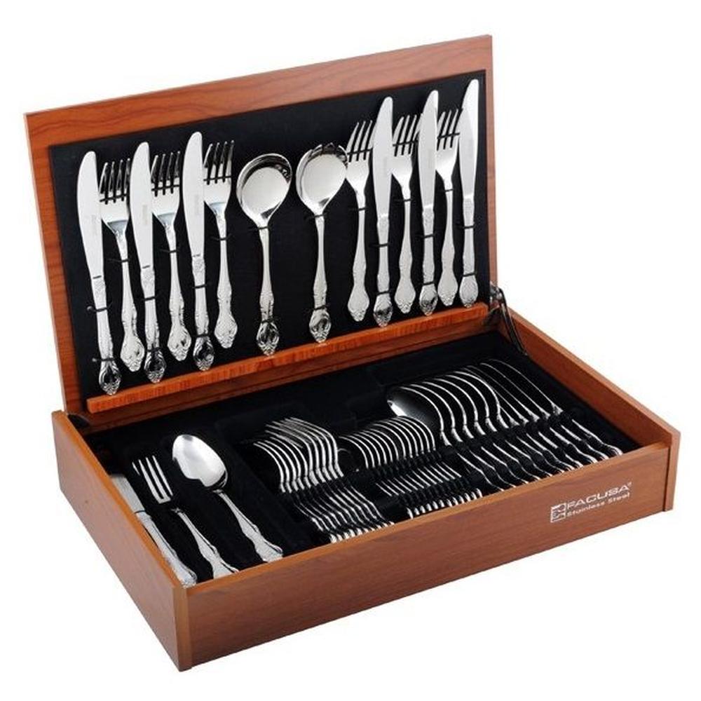 Set de Cubiertos  Facusa 50 piezas - Modelo Medallon