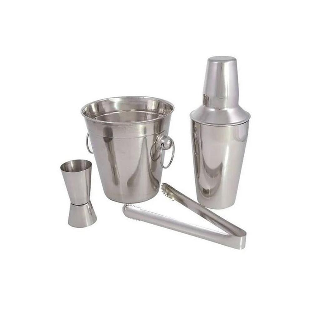 Set de Bar de Acero Inoxidable - 4 Piezas
