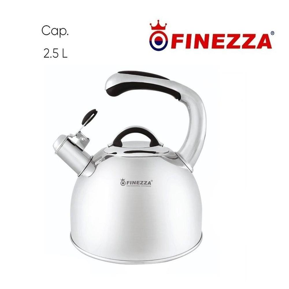 Tetera Finezza 2.5 lt. Acero Inoxidable Alta Calidad