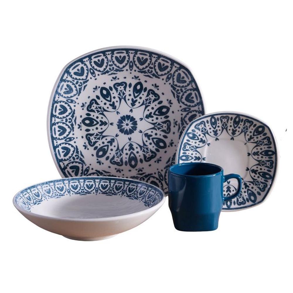 Juego de Vajilla Triana 16 Piezas Corona
