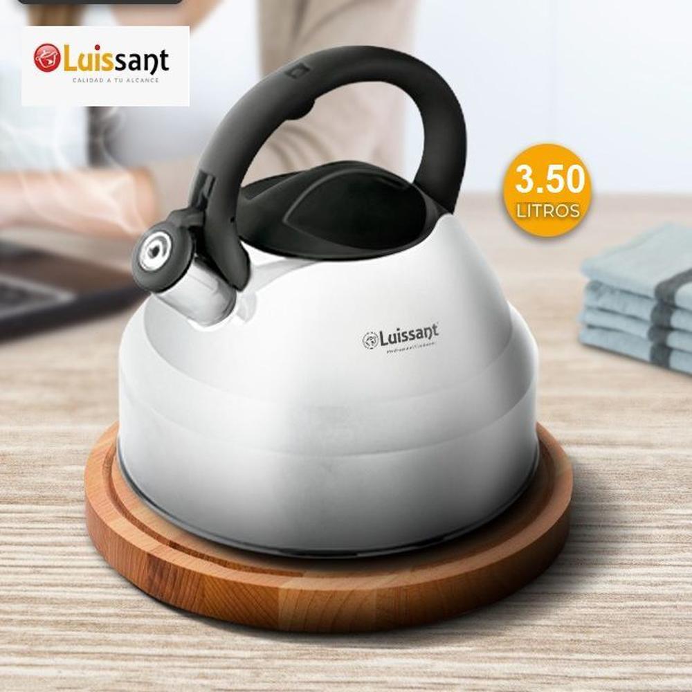 Tetera 3.50 lt. Acero Inoxidable Luissant