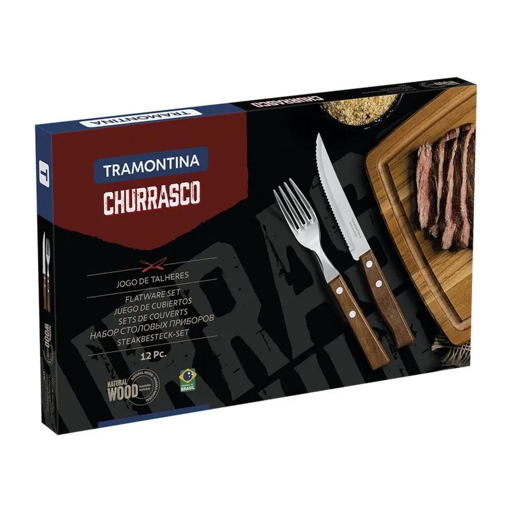 Set de Cubiertos para Parrilla 12 Piezas Tramontina
