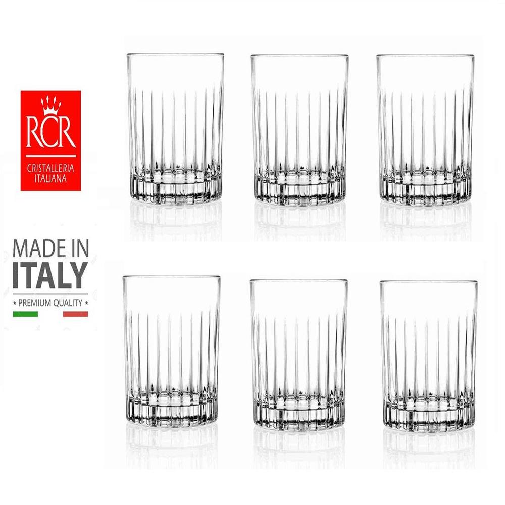 Set de Vasos RCR Cristal X 06 piezas 31 cl.- Hecho en Italia