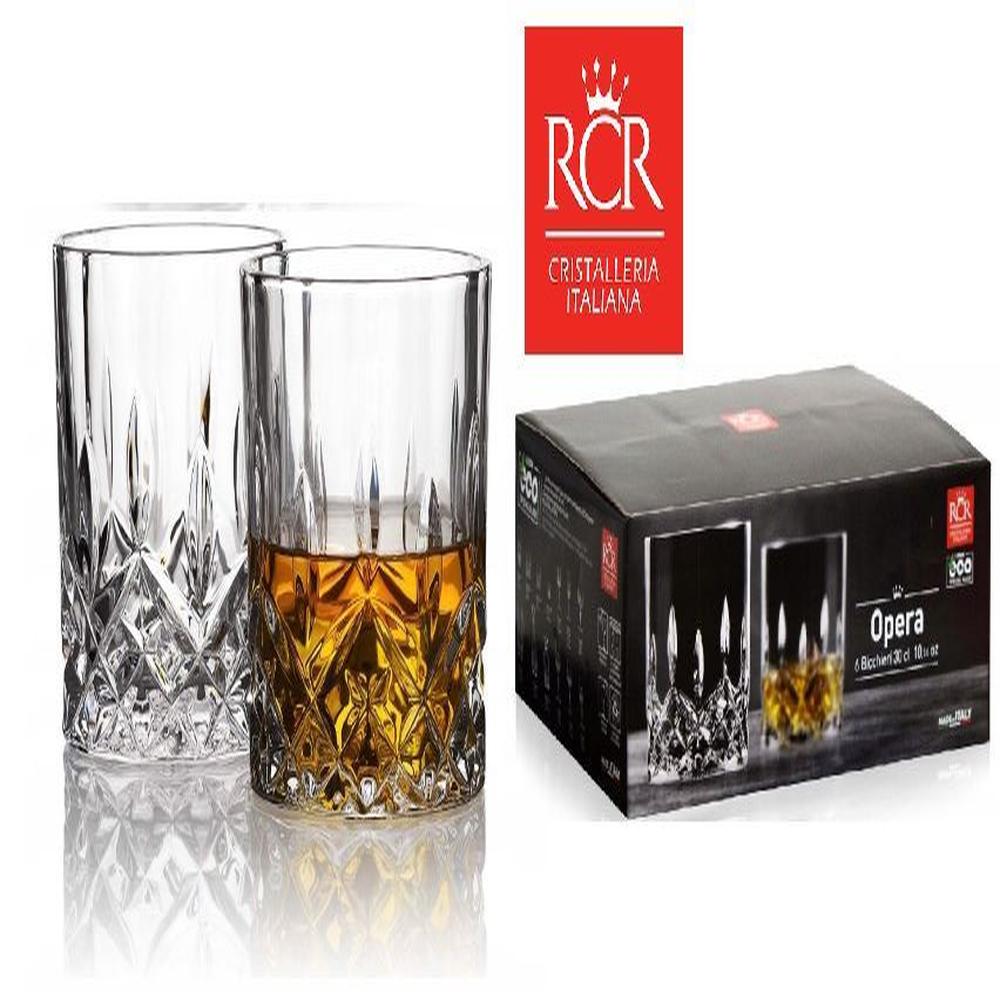 Set de Vasos OPERA RCR X 06 piezas 30 cl. WHISKEROS