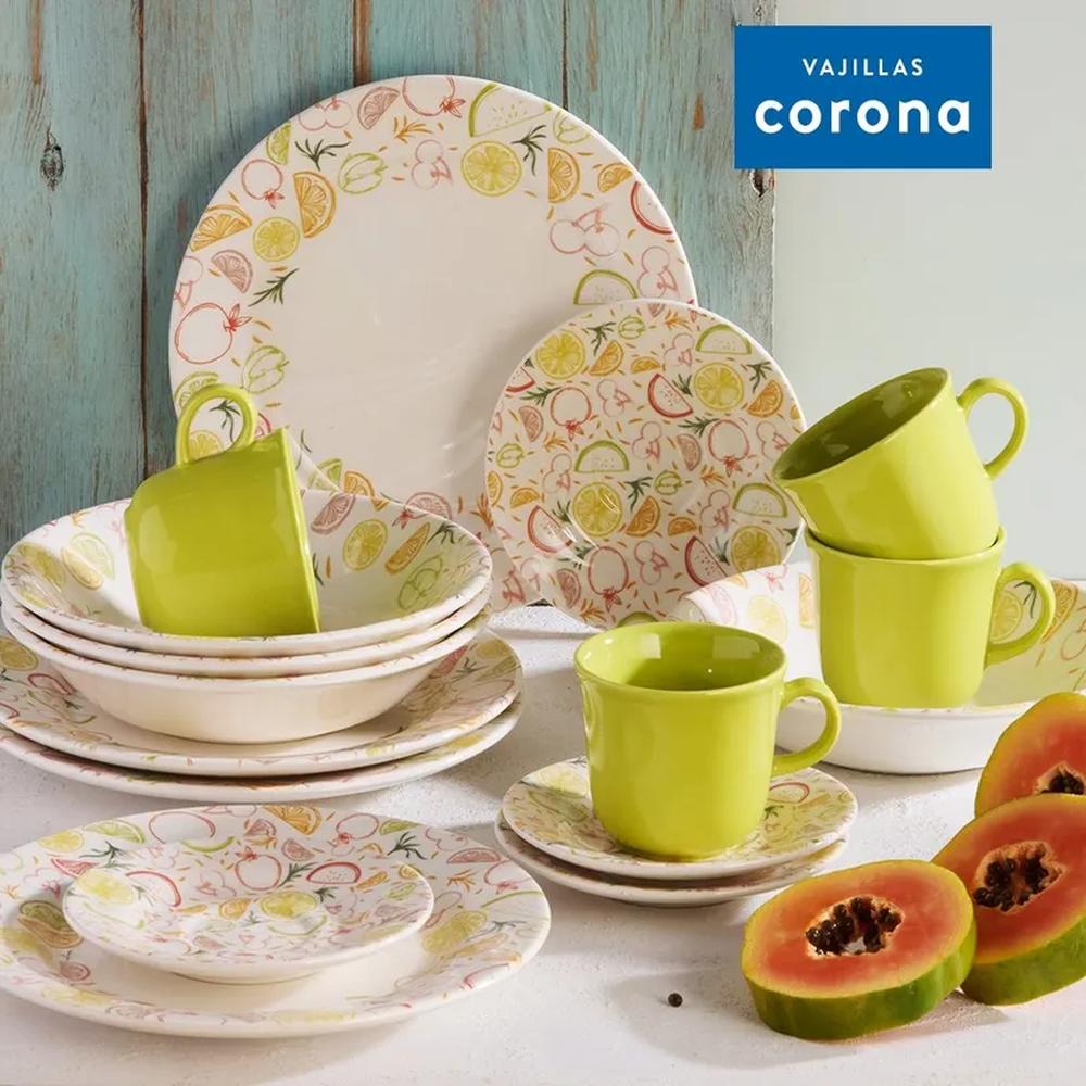 Juego de Vajilla Nectar 16 Piezas Corona