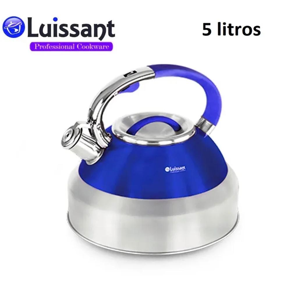 Tetera Roch 5 lt. Azul Acero Inoxidable Luissant
