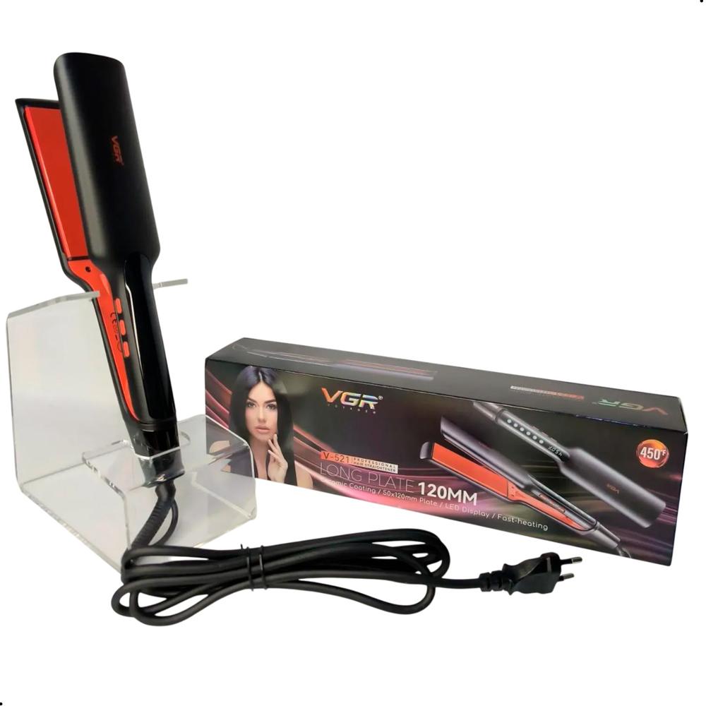 Plancha Para Cabello Vgr 521 Lisador 120mm 450f