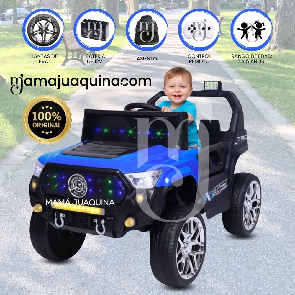 Carro a Batería para Niños KILLS-B Luces Led Blue