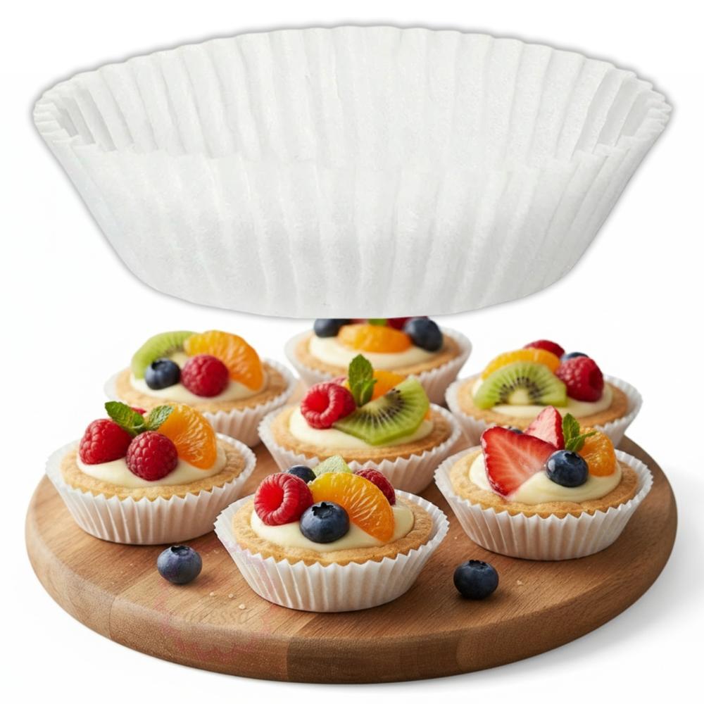 Pirotin para Tartaleta Número 8 Blanco para Repostería - 1000 unidades