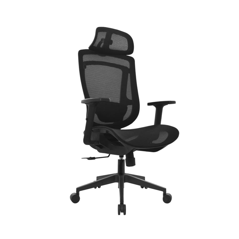 Silla de Oficina Presidente Bogi Negro Ergonómica BN möbelArt