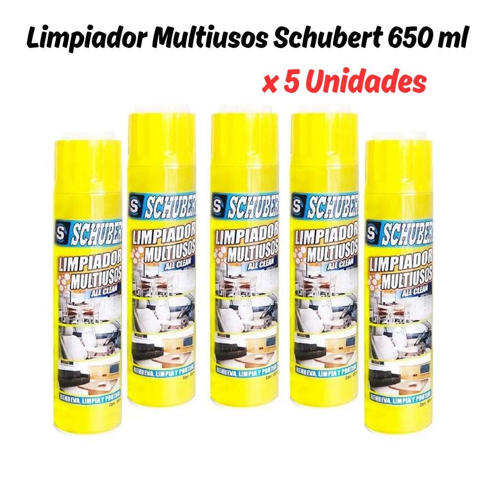Limpiador Multiusos Schubert de 650 ml x 5 Unidades