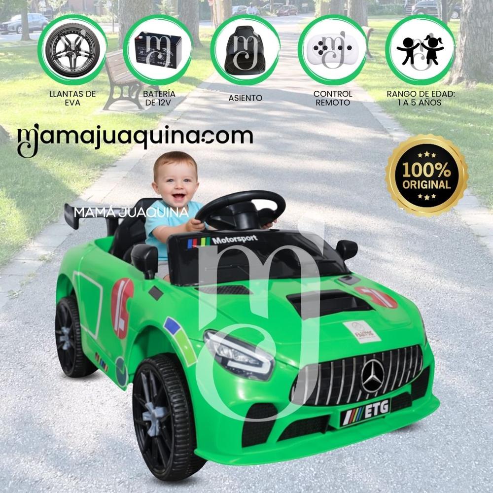 Carro a Batería de Lujo MERCEDES DEPORTIVE Licenssed Green