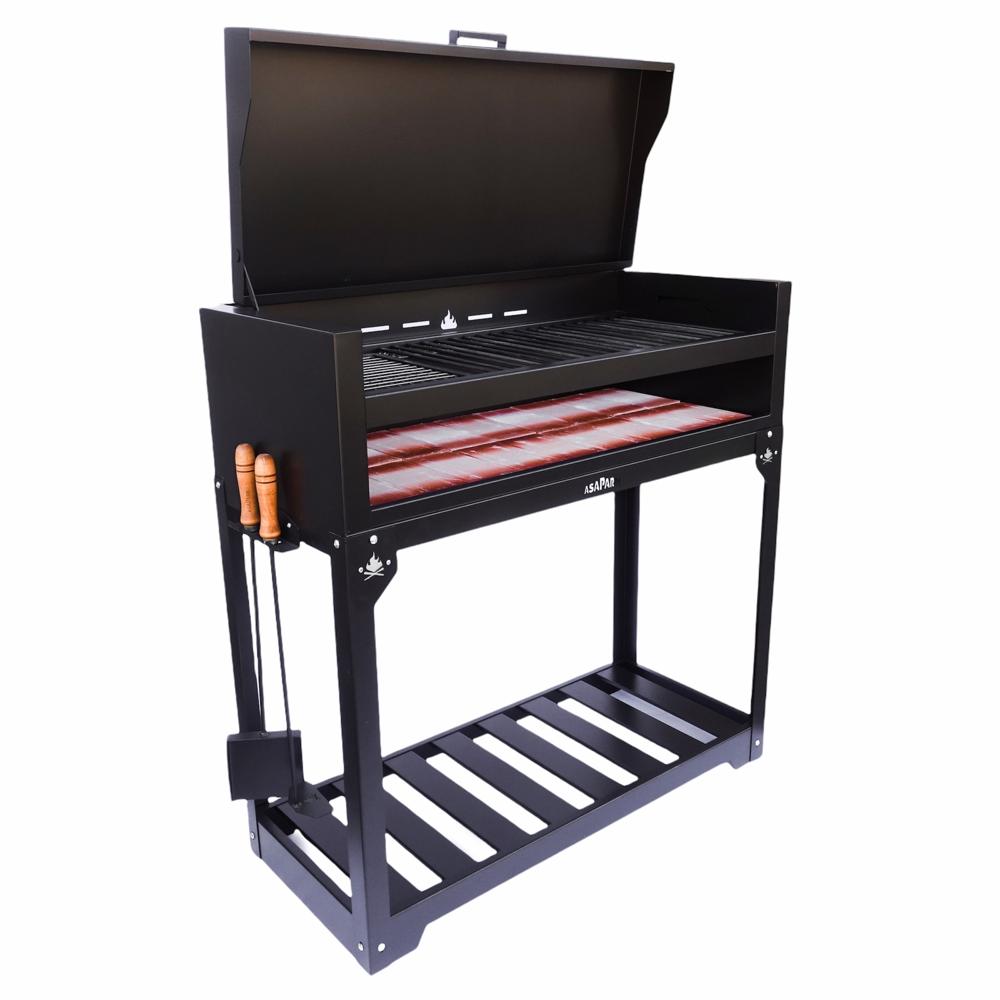 Parrila a Carbón Leña Chulengón Hierro Fundido