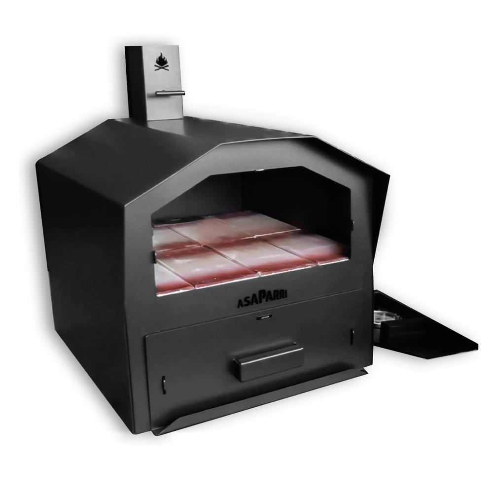 Parrilla a Carbón Leña Hornito Simple Hierro Fundido