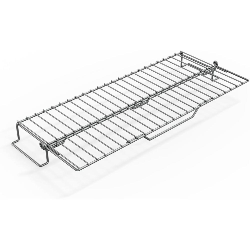 Parrilla extensible FlexFlame, acero inoxidable, 7 kg | Plateada