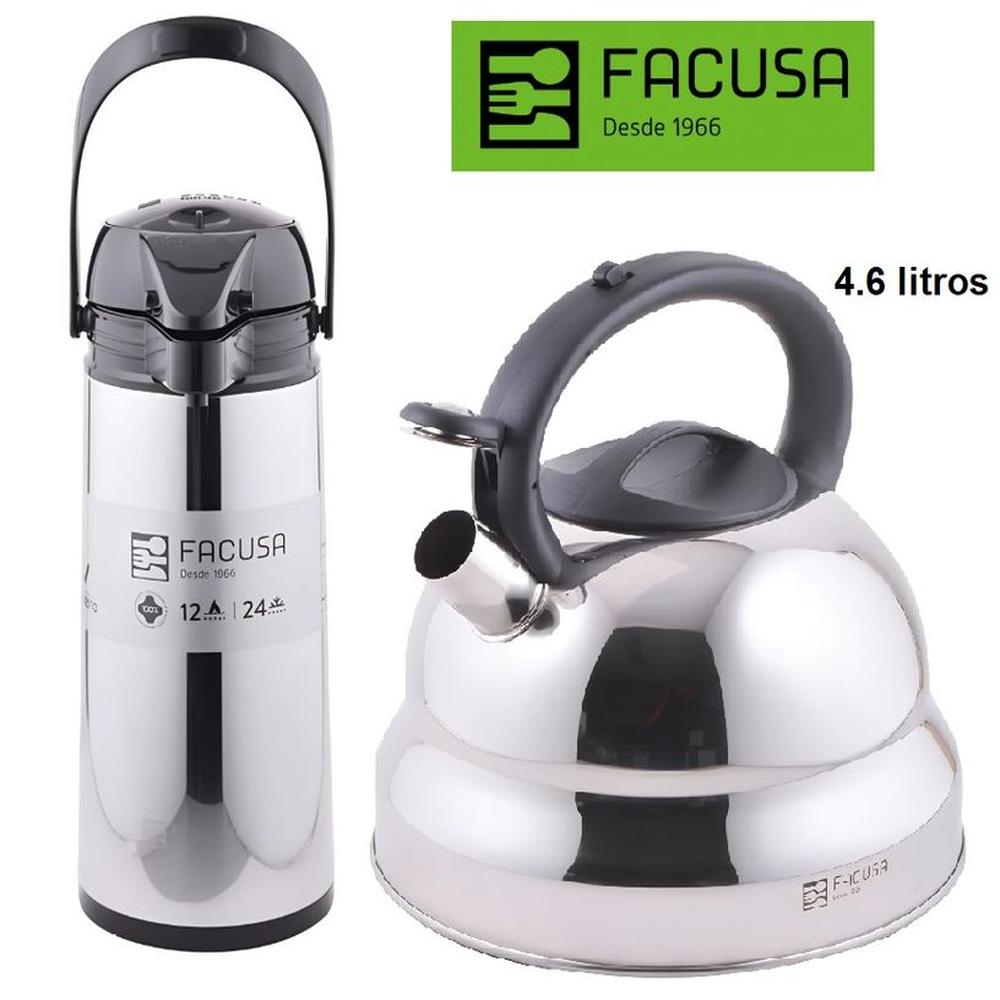 Combo Tetera 4.60 litros  + Termo sifon 1.8 litros  FACUSA  - GARANTIA !