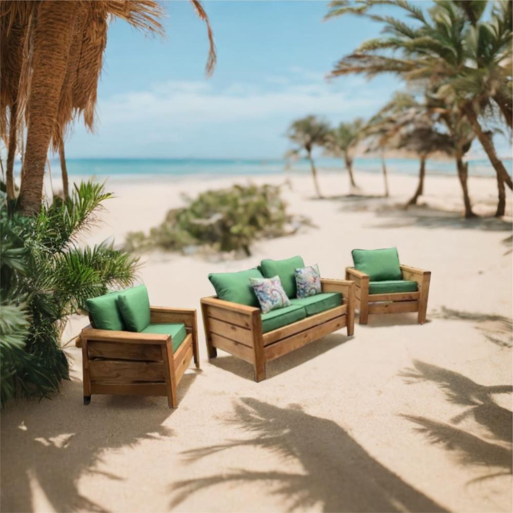 Juego de Terraza Palmeira 4 personas con mesa