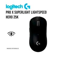 Logitech Mouse G Pro X Superlight Wireless Hero 25K Negro