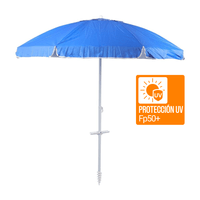 Sombrilla Azul Protección UV FP50+ Orange Modelo SS040301_BLUE de 200 cm