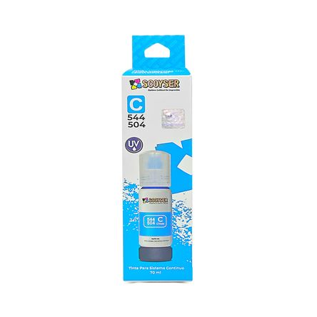 Tinta Original Scoyser 504-544 Cyan