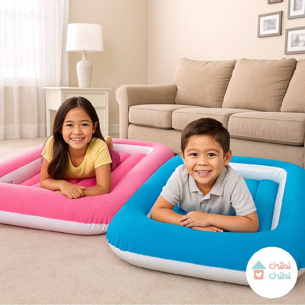 CAMA INFLABLE HOTEL - ROSA