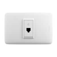 Toma Teléfono Rj11 Blanco Dplus Bticino
