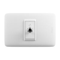 Toma Coaxial Tv Tipo F Blanco Dplus Bticino