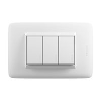 Conmutador Triple Dplus Blanco Bticino