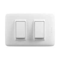 Conmutador Doble Bticino Dplus Blanco 10A 250V