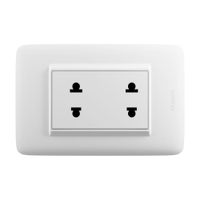 Tomacorriente Doble Universal Blanco Dplus Bticino