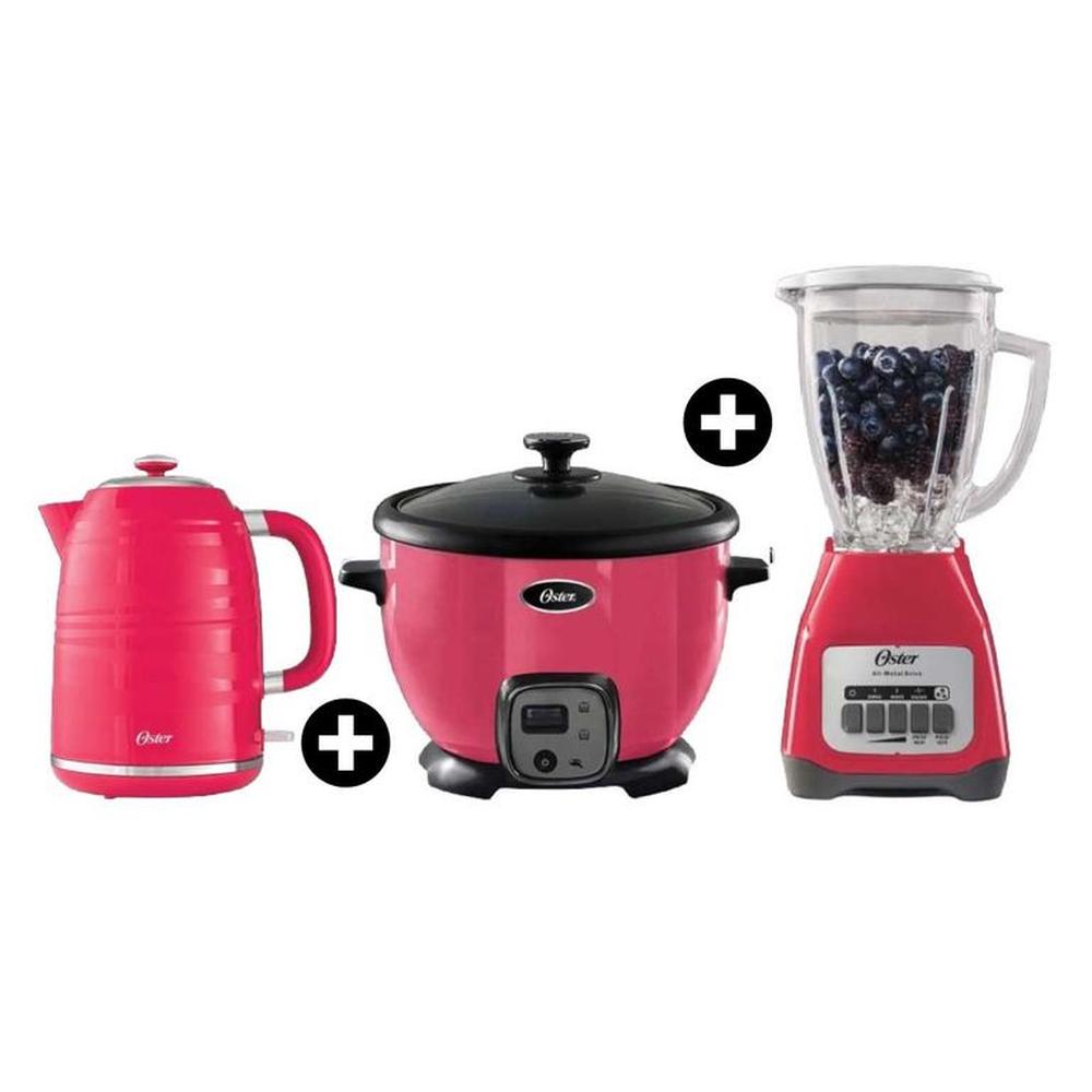 Tri-Combo Oster Arrocera - Licuadora - Hervidor