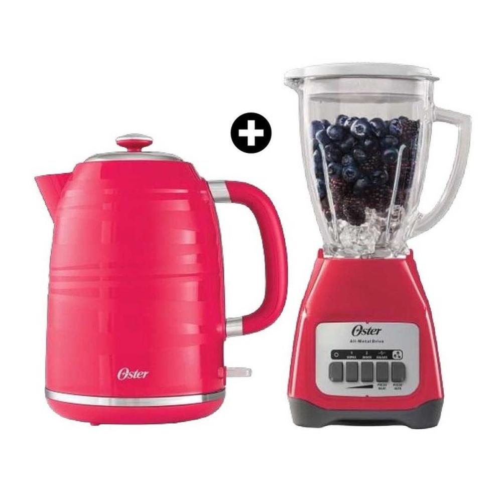 Combo Oster Licuadora BLSTKAGMPB - Hervidor 4177M