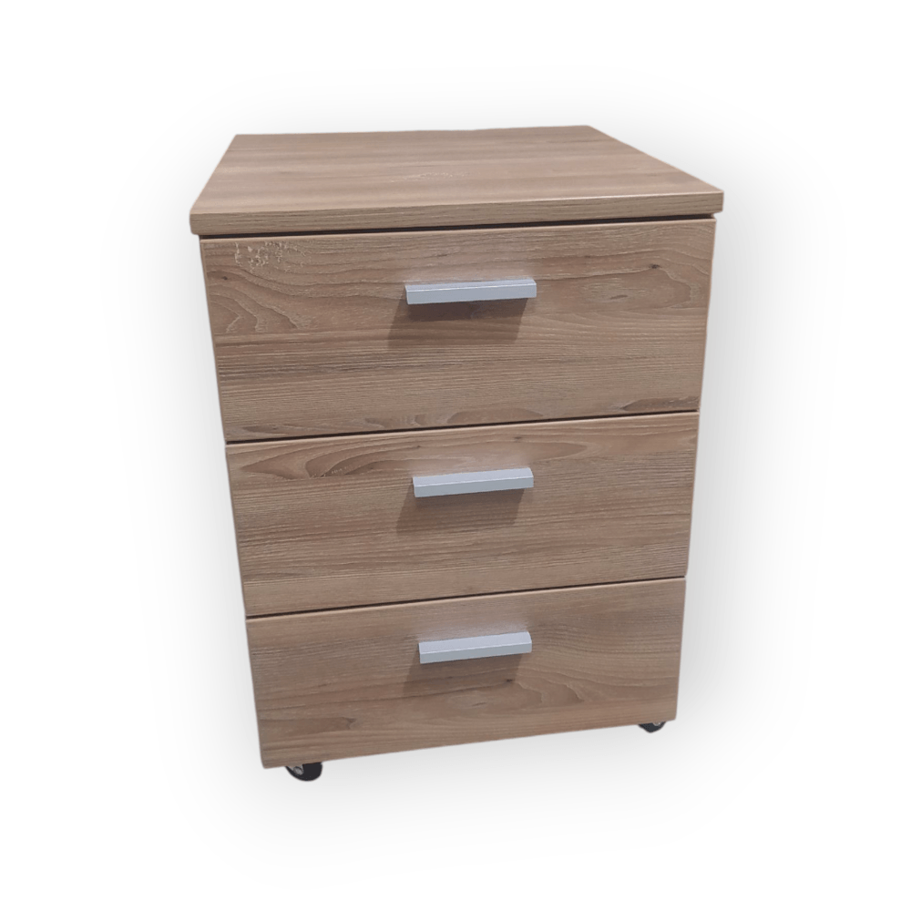 Cajonera De 3 Cajones Con Ruedas miel