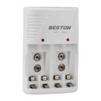 Cargador Rapida de Baterias Pilas Recargables BESTON 4xAA 4xAAA 2x9V