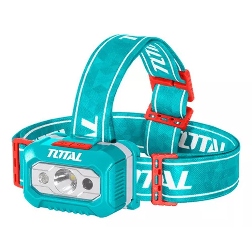 Linterna Frontal 200 Lumenes TOTAL 3W Sensor Movimiento Led