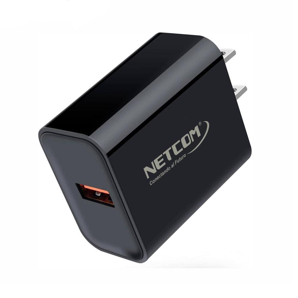 Cargador de Pared CARGA RAPIDA PD 20W QC3.0 USB 3.0 Tipo C NETCOM