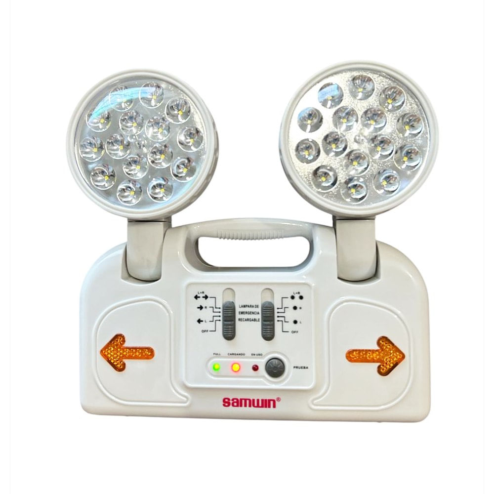 Luz Lampara Led de Emergencia Recargable Samwin 12 Horas Smd | Promart ...