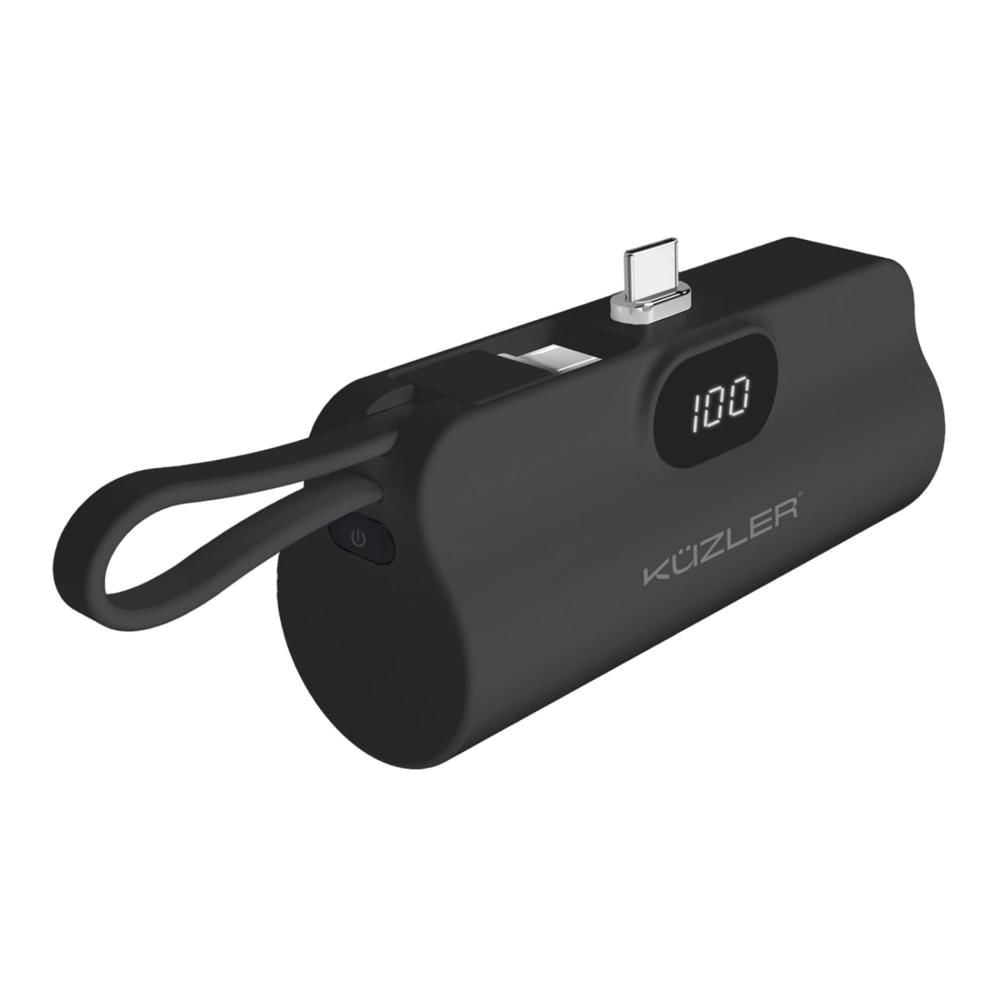 MINIPOWERBANK KUZLER 5000MAH USB-C NEGRO ILSE-101N