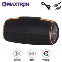 Parlante Boomer MX302 BT USB TWS Luces ON/OFF 7,4V/3000mAH