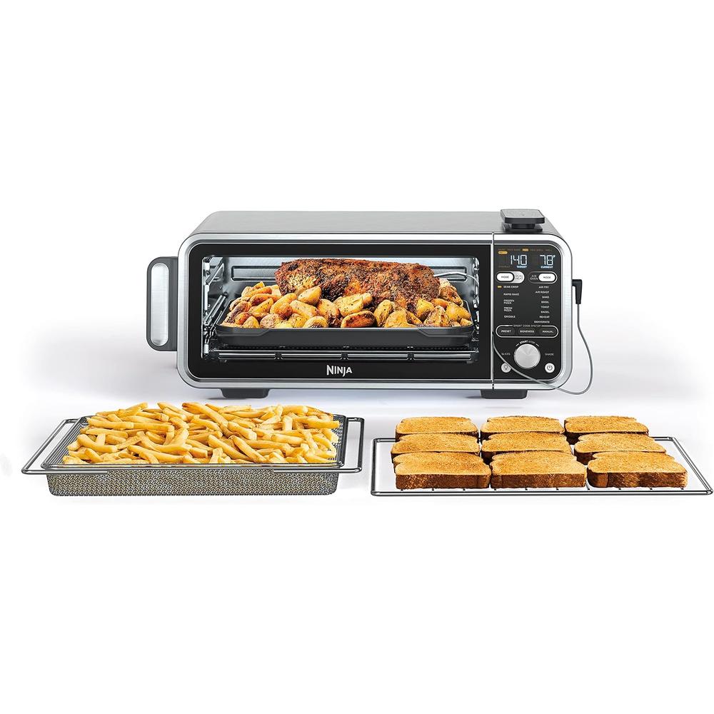Ninja Foodi SP351, horno tostador y freidora 13 en 1, 4 qt / 3.78 L | Acero