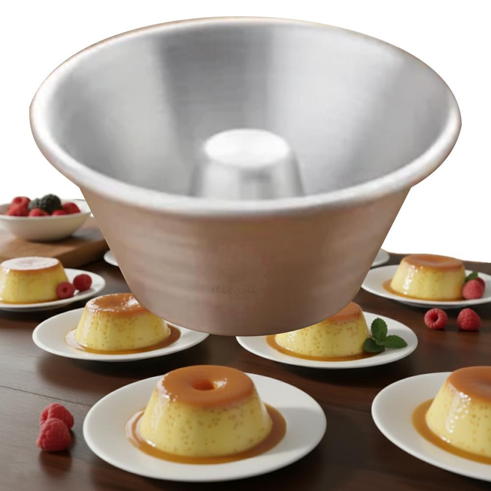 Molde de Cupcake de Aluminio con cono para Reposteria 1 docena