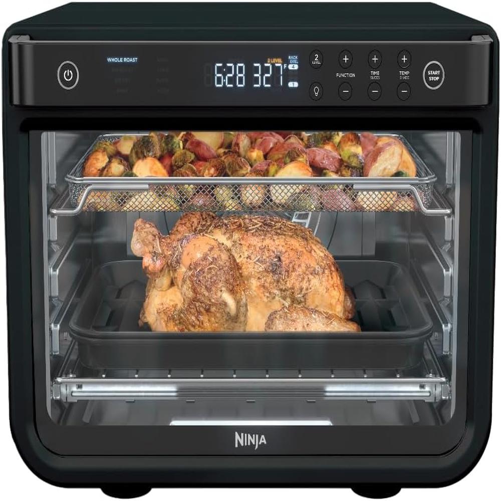 Ninja Horno tostador Foodi DT202BK 8 en 1, XL Pro 12'' 1800 W | Negro